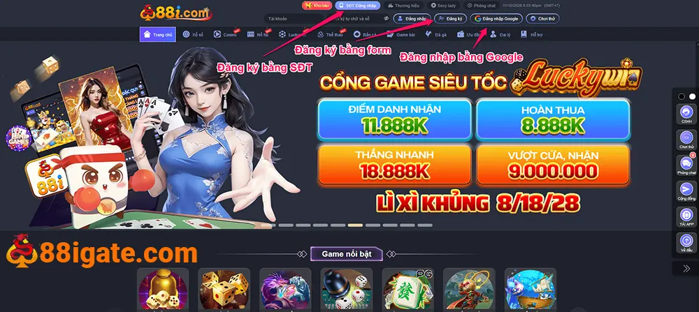 Đăng ký 88i