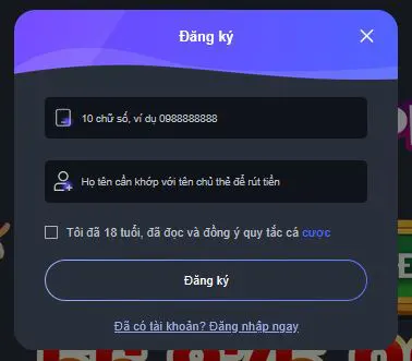 Đăng ký 88i bằng tài khoản Google dễ dàng và nhanh chóng.